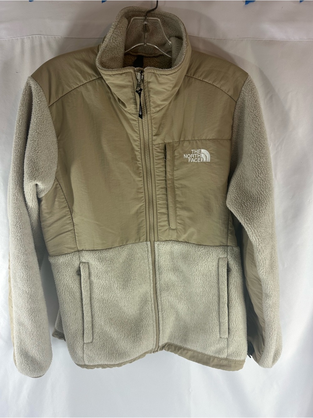 The North Face Women’s Denali Fleece Jacket – Size Medium – Tan/Cream